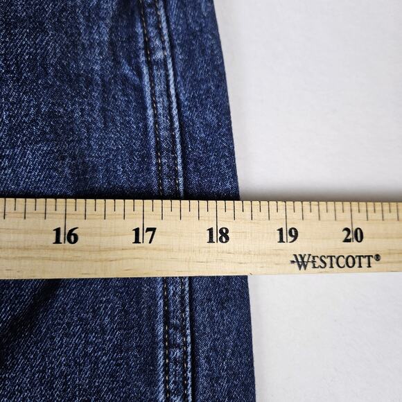 J.Crew High Rise Denim Front Slit Midi Skirt Womens 4 Pencil Western CB967 Jean - Picture 12 of 16